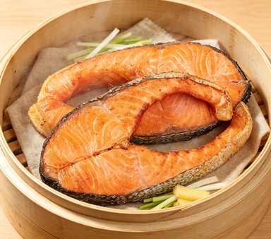Grilled Salmon Steak