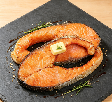 Grilled Salmon Steak